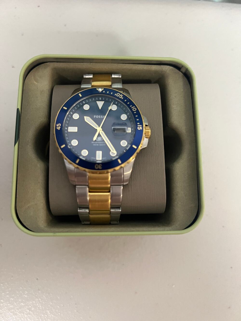 Fossil Blue Dive Two-Tone Steel Watch FS6034